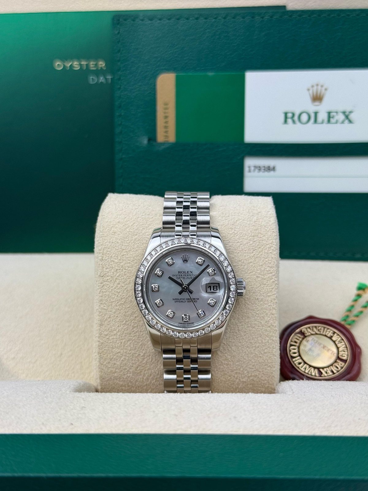 Rolex Datejust 26mm MOP Diamond Bezel
