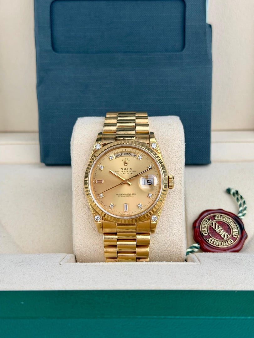 Rolex Day-Date Champagne Diamond