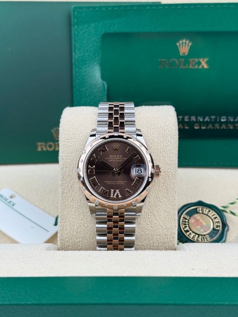 Rolex Datejust 31mm Chocolate Diamond VI